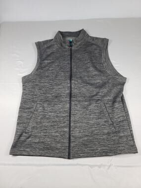 Golf Pro Tour Cool play vest Size Large Heathered Black preppy outdoors gorpcore
